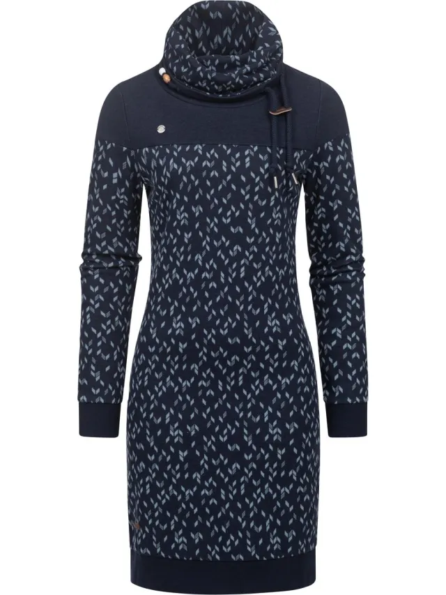 Ragwear Dames zweetjurk Chloe Dress Navy 22