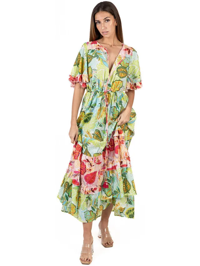 Isla Bonita By Sigris Jurk Isla Bonita By Sigris Jurk Multicolour