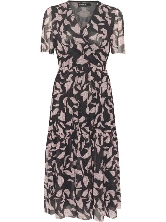 SOAKED IN LUXURY Damesjurk Soaked in Luxury Aldora Zwart