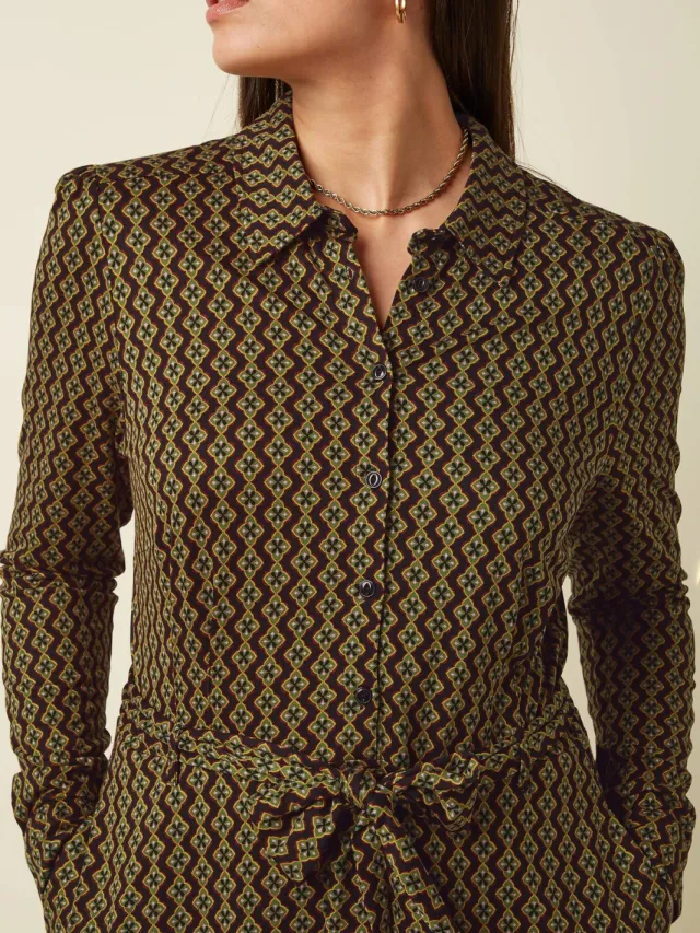 King Louie midi jurk met print - zwart, foto 4