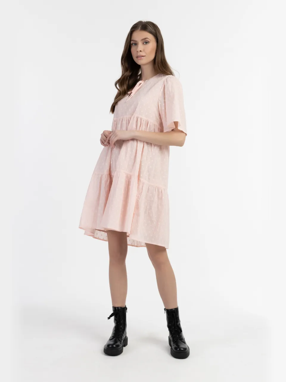 dreimaster Jurk Dames lichtroze Rosé