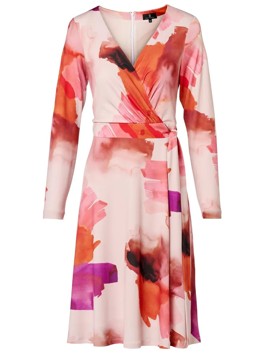 Mart Visser July Print Jurk Zand / Roze, foto 2