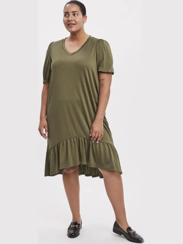 Vero Moda Dames - Jurken Ivy Green