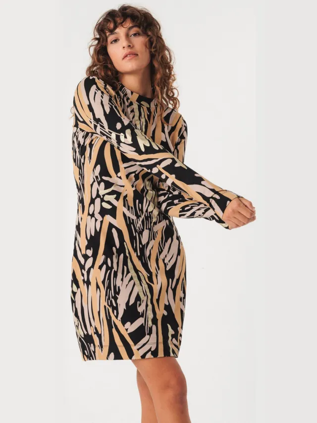 Skfk dames vegan Jurk Bioleta Veelkleurig Beige