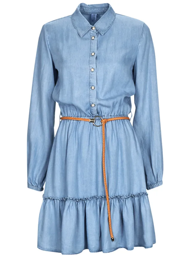 Liu Jo Korte Jurk Liu Jo TENCEL Blauw