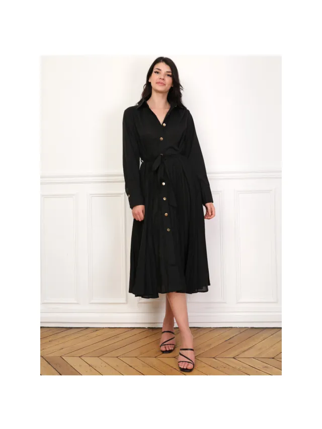 La Modeuse Jurk La Modeuse 71300_P167537 Zwart