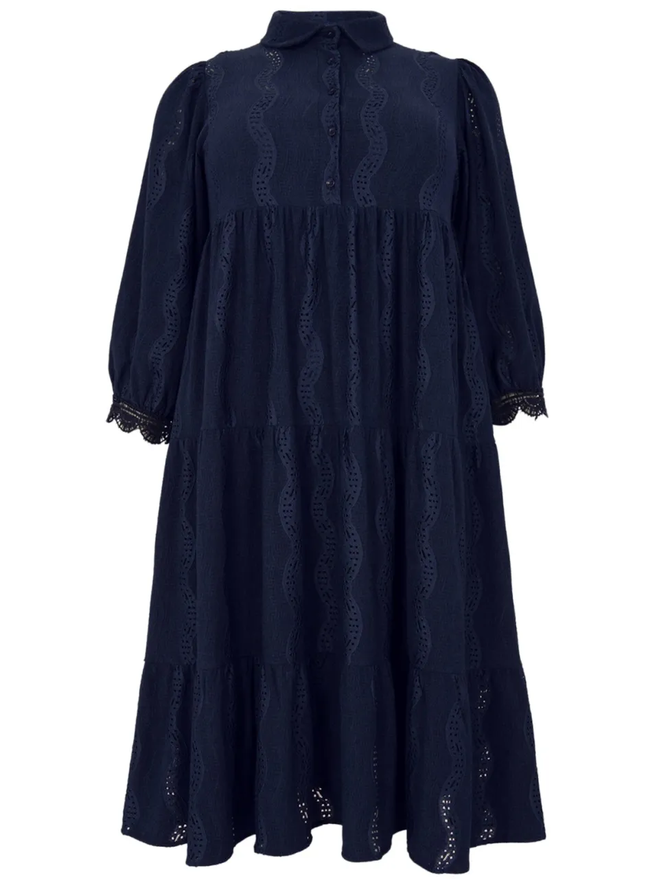 Yoek Jurk WAVE | Blauw, foto 3