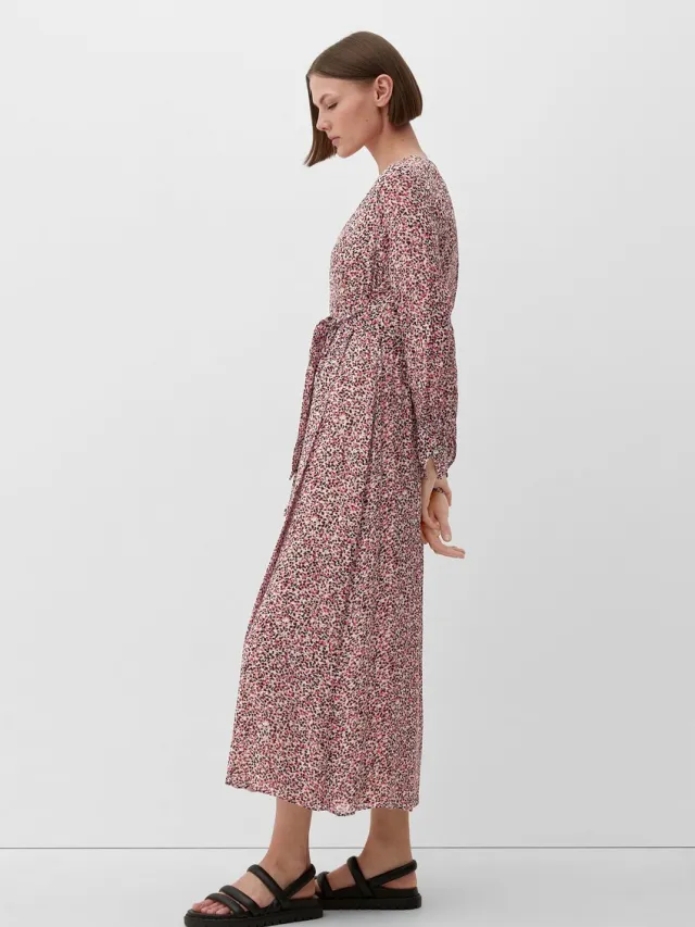 S.Oliver female - Jurk met wikkellook roze