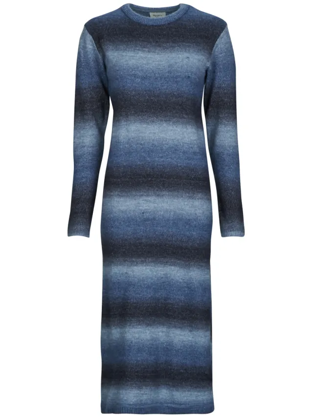 Pepe Jeans Lange Jurk Pepe jeans COLOMBE DRESS Blauw