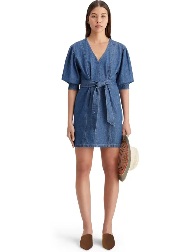 Scotch & Soda Dames - Jurken Washed Indigo