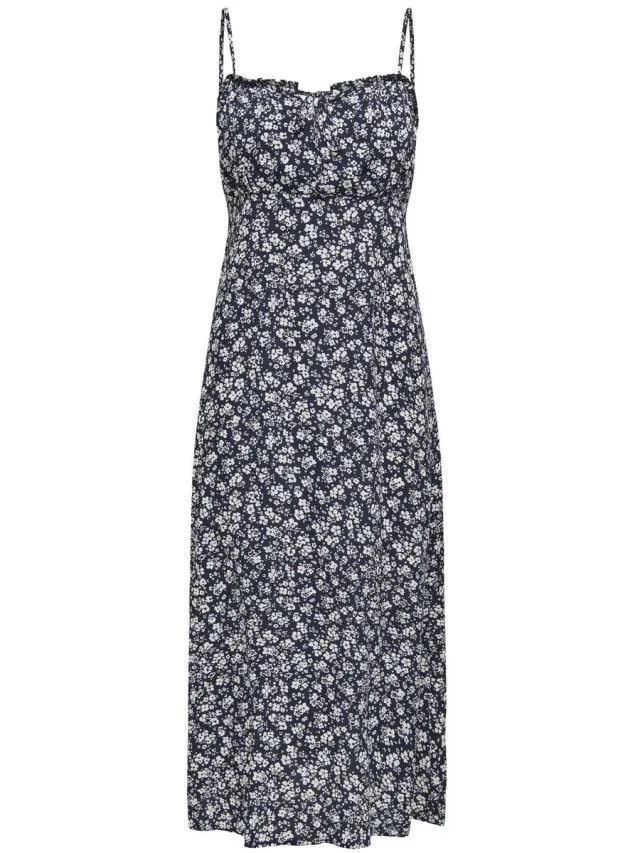 Only ONLNELLY LIFE ALEXA MIDI DRESS NOOS WVN - Dames - Mini jurken Night Sky