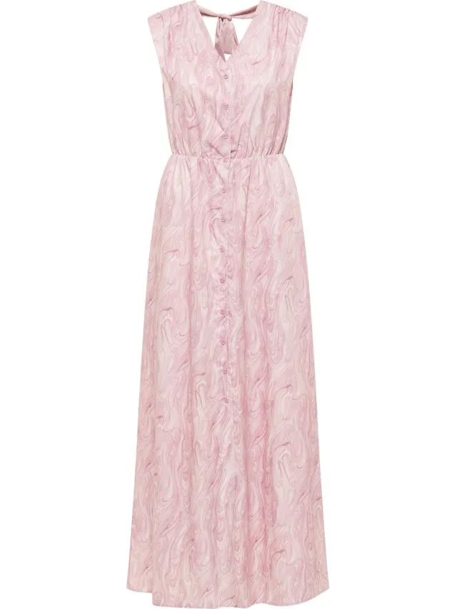 Faina Maxi jurk roze