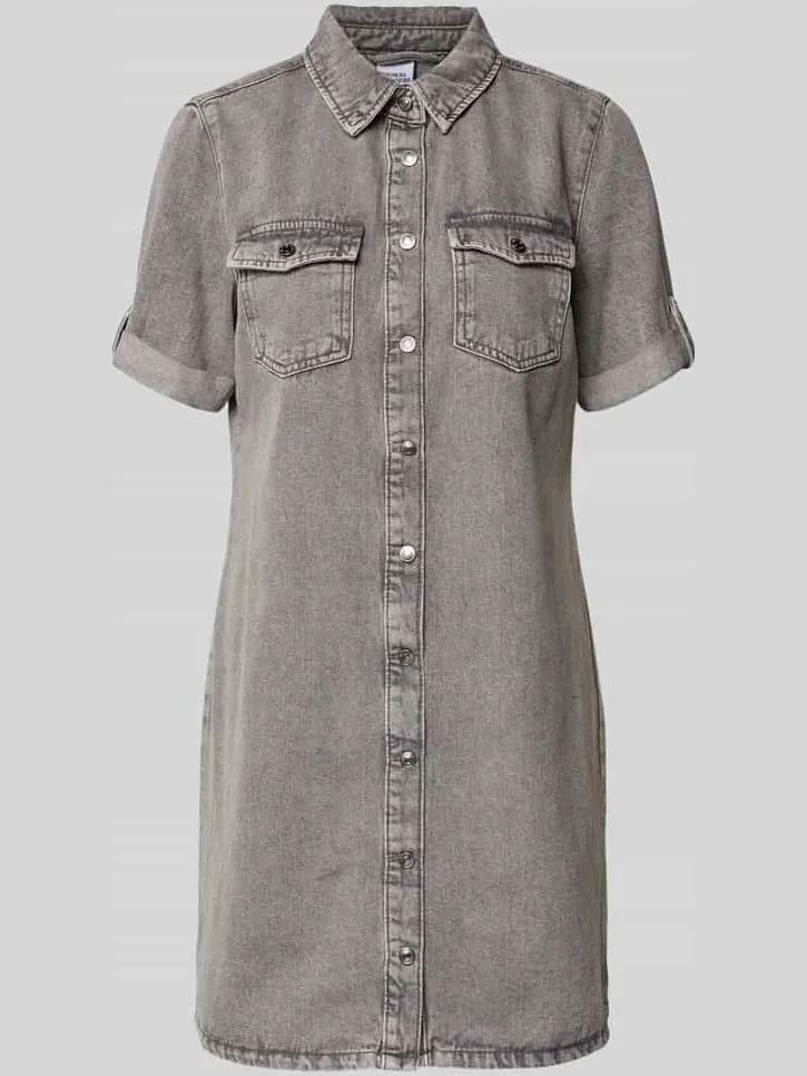 Vero Moda VMJENNIE spijkerjurk medium grey denim, foto 2