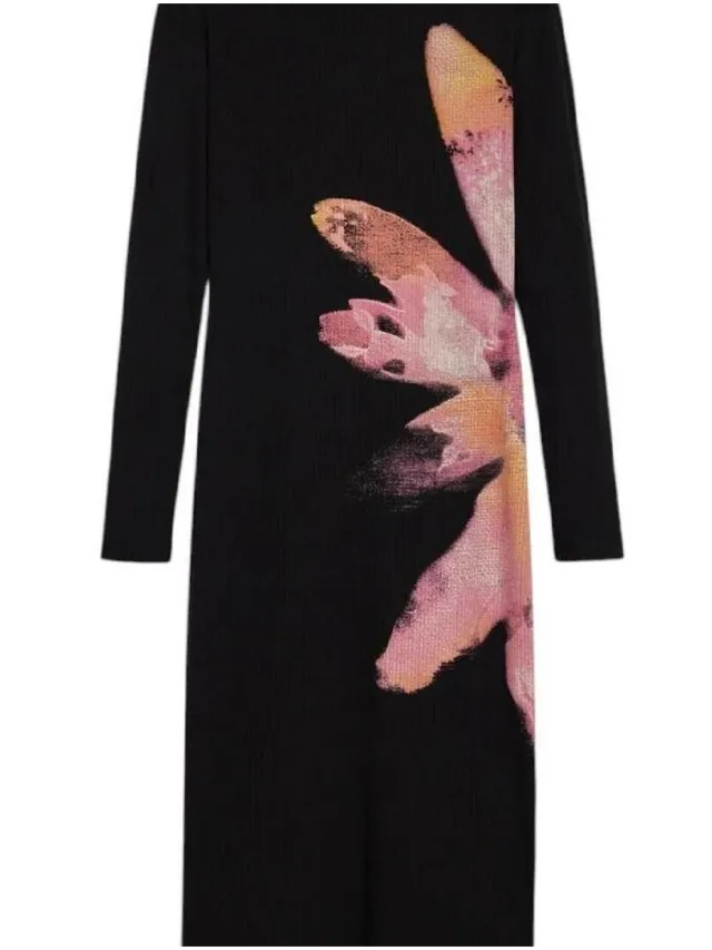 Desigual Jurk Desigual 26WWVK25 2000 Zwart