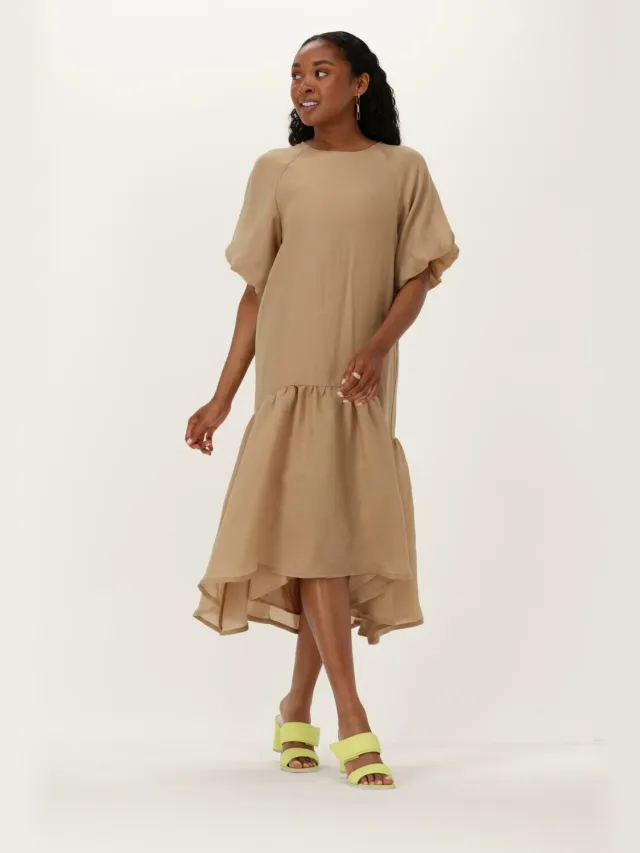 Bruuns Bazaar Dames Jurken Zara Luca Dress - Camel