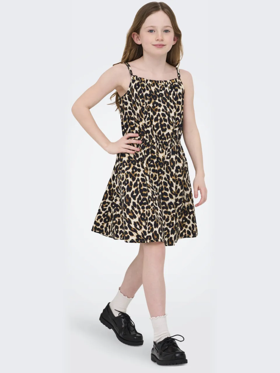 Only zomerjurk ecru dierenprint, foto 3