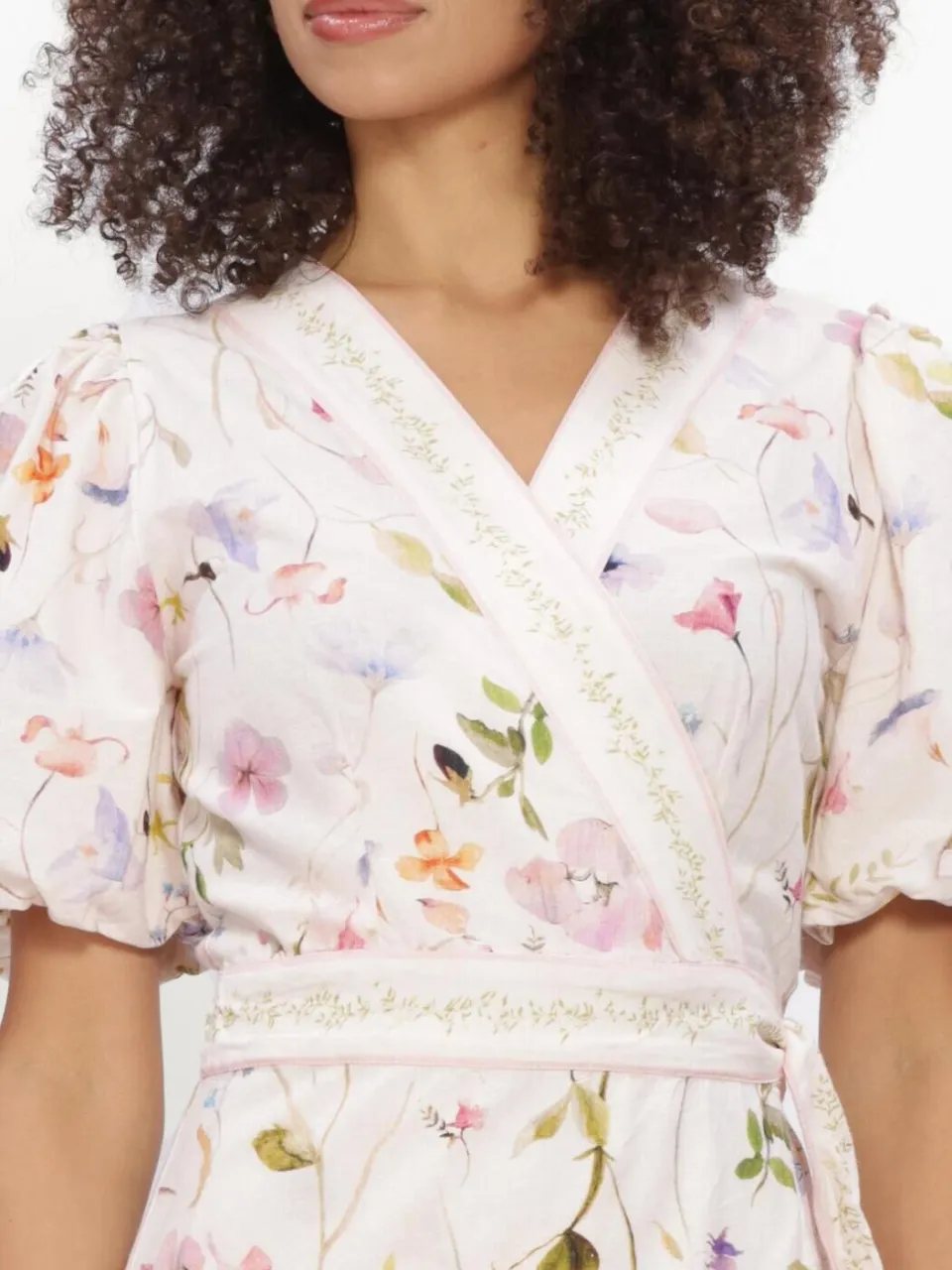 NEO NOIR Dames Jurken Clarine Flower Dress - Multi, foto 3
