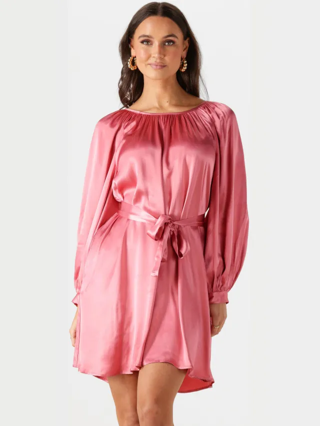 GREEK ARCHAIC KORI Dames Jurken 130802 - Roze