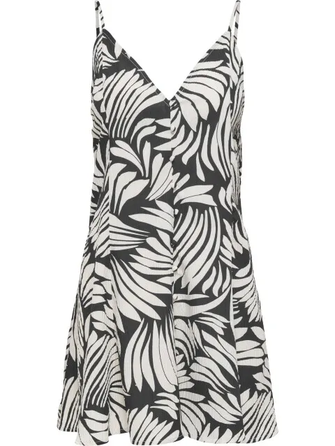 Only Onlkasina strap short dress wvn birch/para black g Veelkleurig