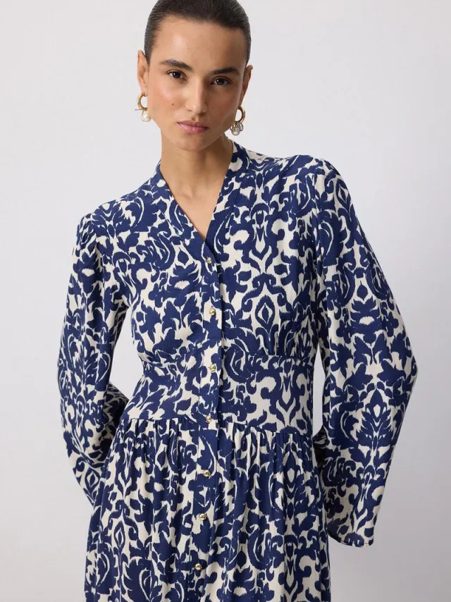 TOUCHÉ PRIVÉ Viscose blousejurk met print - Meerkleurig - Dames