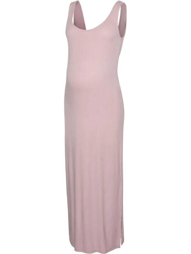 Mamalicious MLTRINITY SL JRS AL TANK DRESS - Dames - Maxi jurken Zephyr