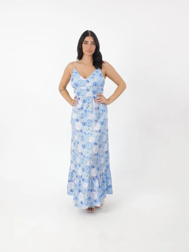 Elara Kleid Hellblue