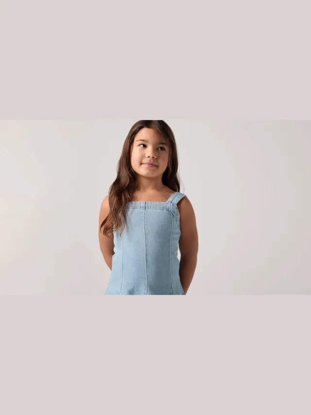 Levi's denim spijkerjurk lichtblauw, foto 8