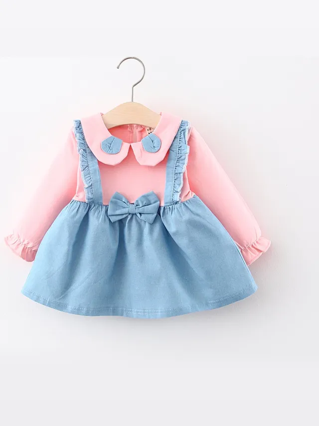 Baby Garden baby jurkje cute roze roze - blauw