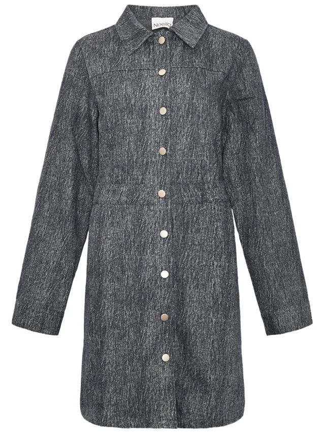 Noella Benita Ls-jurk in blauw