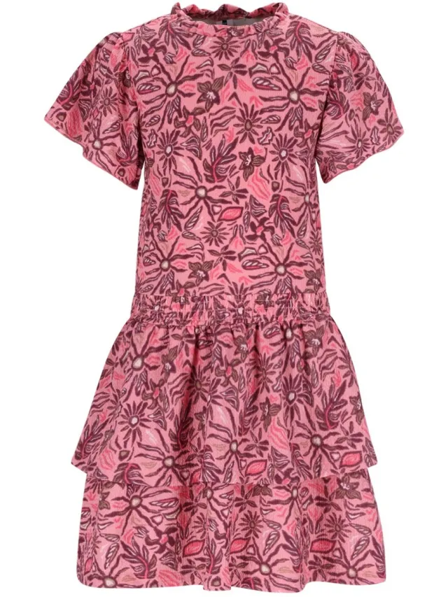 B.Nosy Y602-5855 meisjes jurk roze Blush Sun