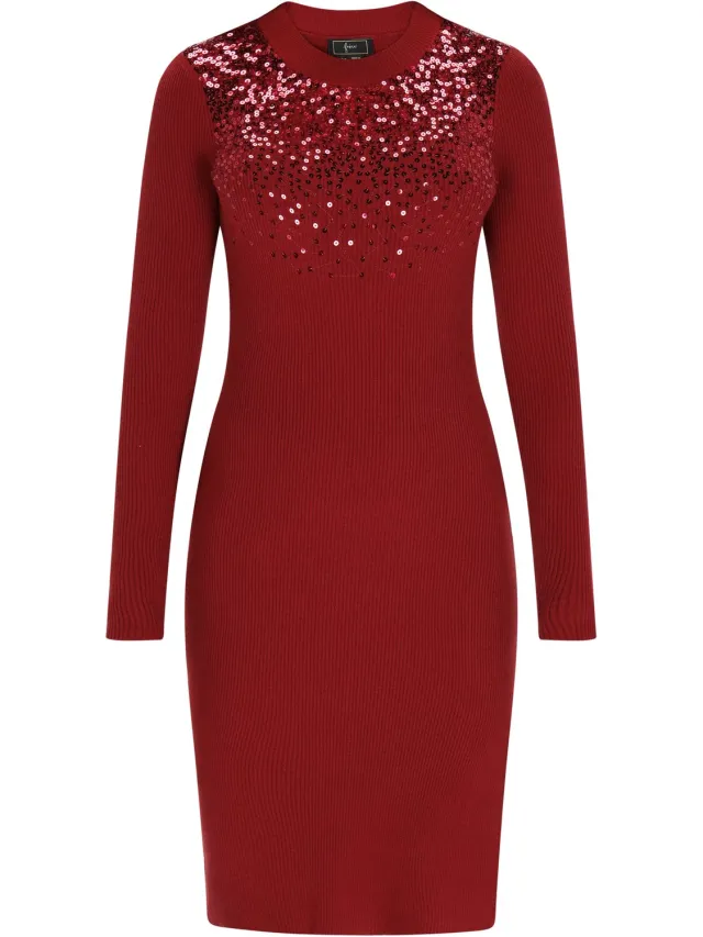 NAEMI Dress Burgundy