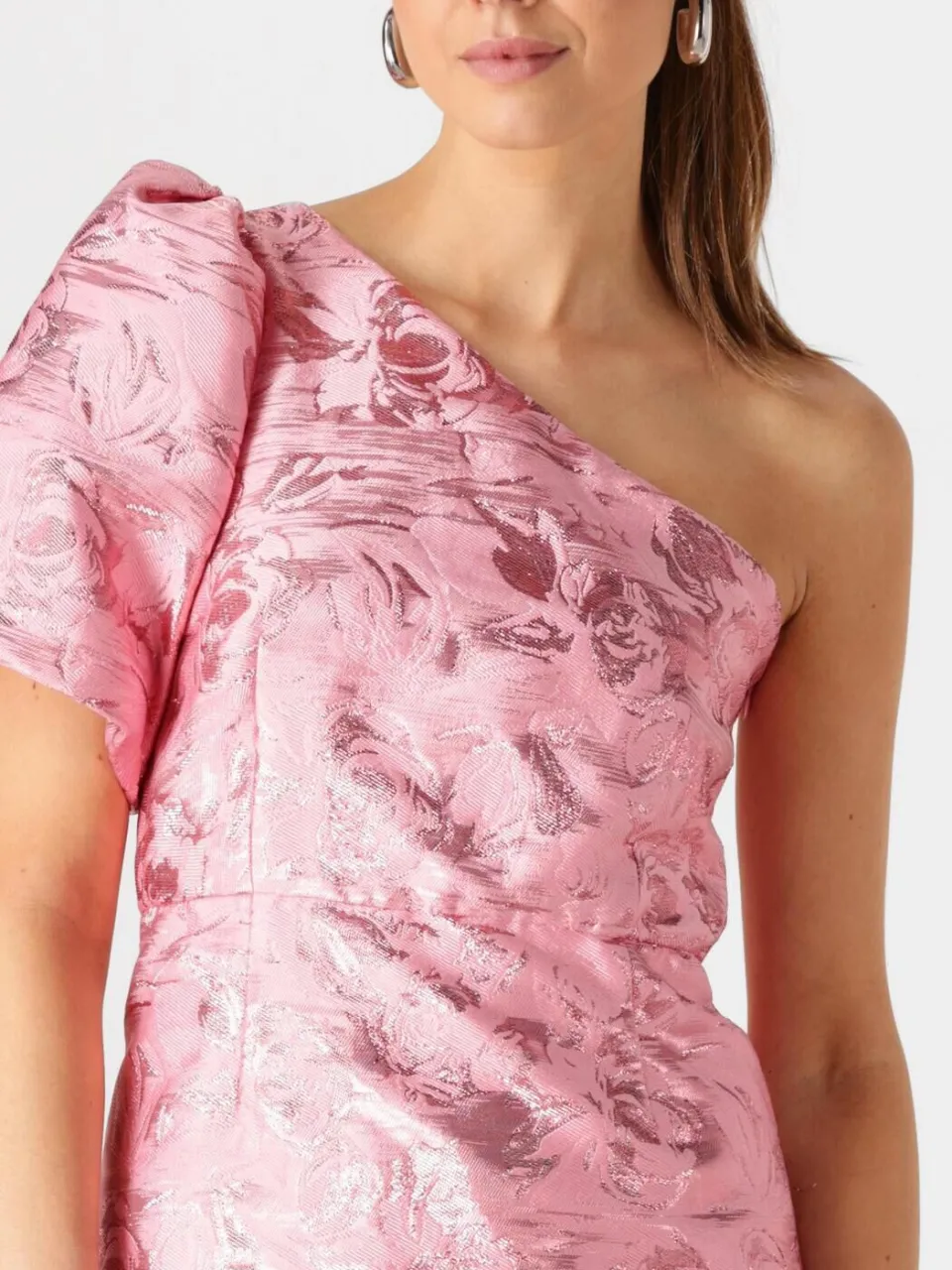 Freebird Dames Jurken Dania Lurex - Roze, foto 4