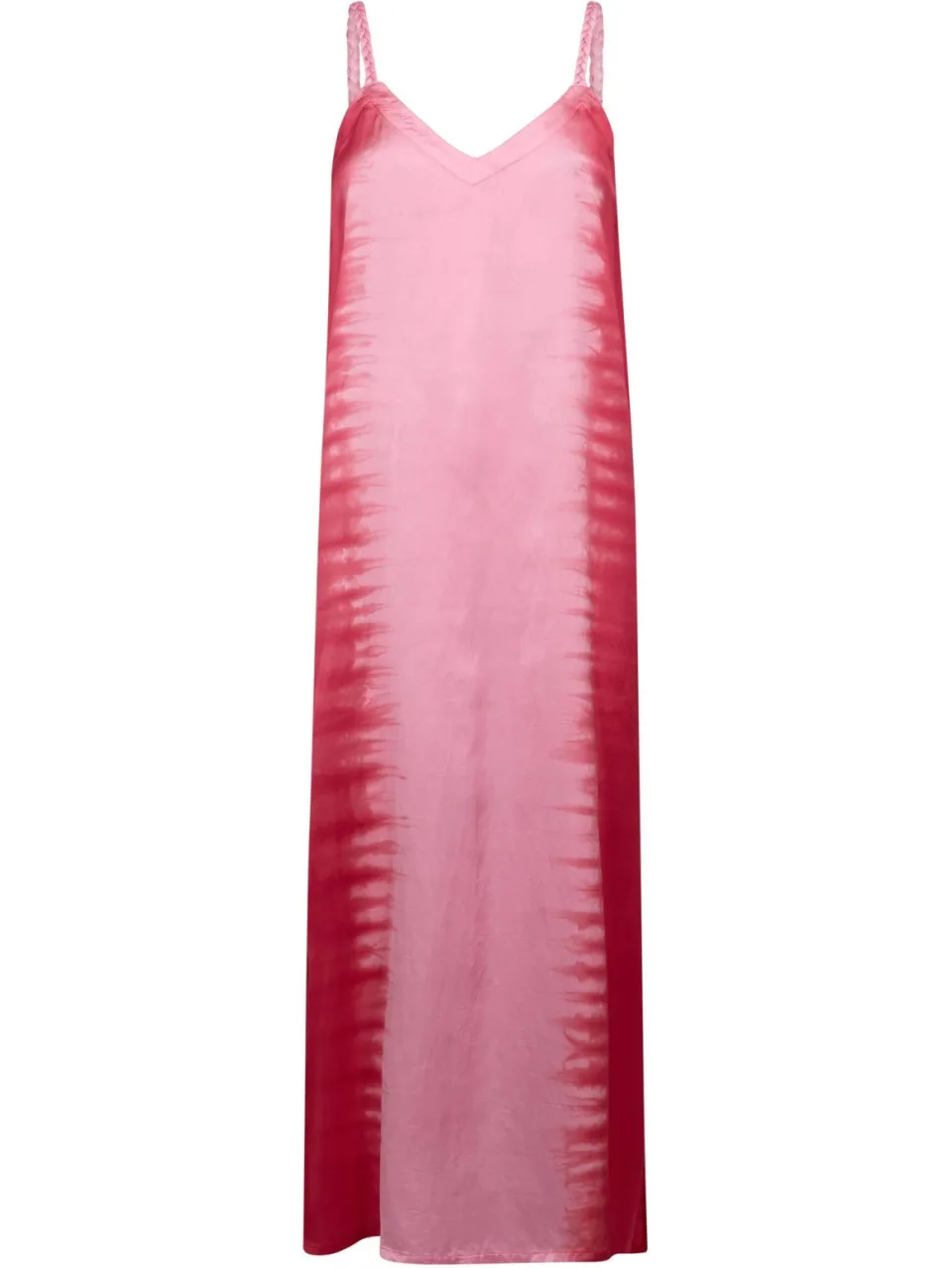 Gossia viscose dip-dye maxi jurk met split - roze, foto 2
