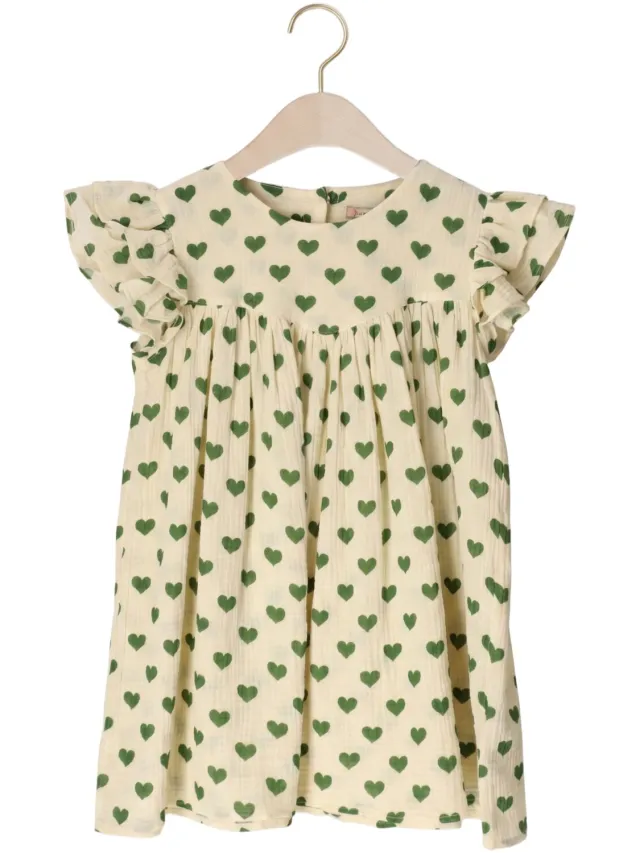 Konges Slojd Meisjes Jurken Coco Dress - Ecru, foto 2