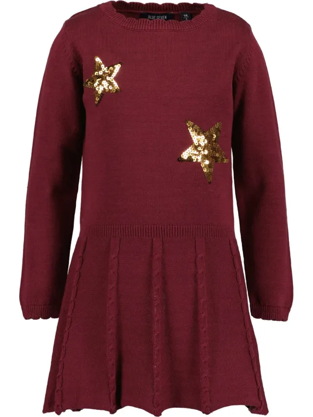 Blue Seven KIDS GIRLS FESTIVE Meisjes Jurk rood