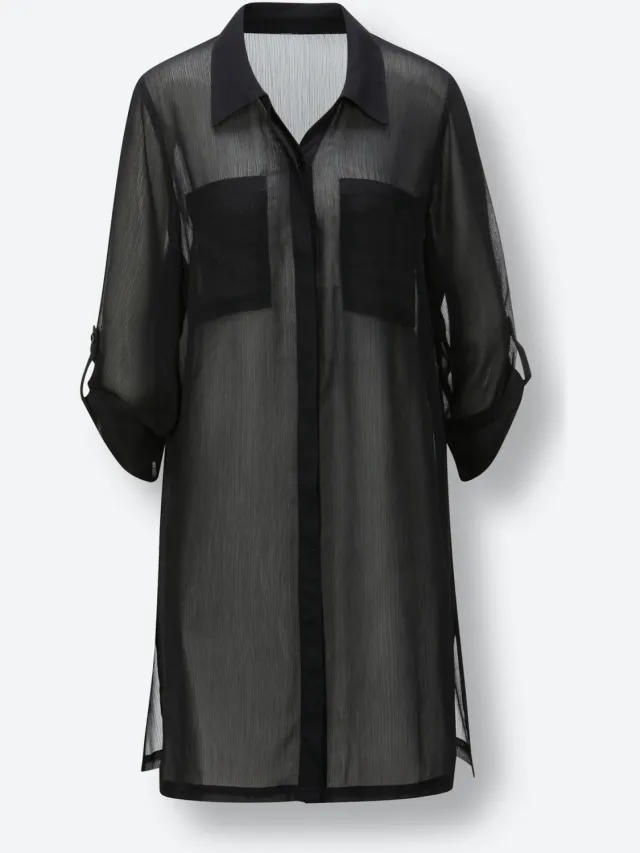 Strandblouse zwart, foto 2