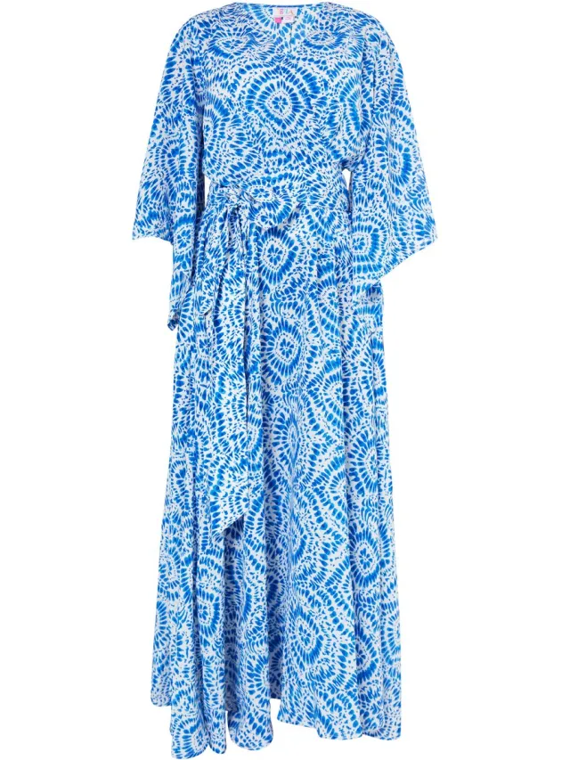 IZIA Maxi-jurk met print blauw