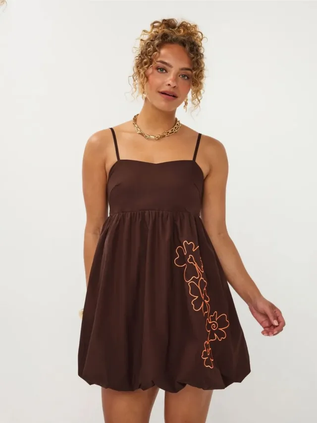 Ydence Dress Anneloes Brown