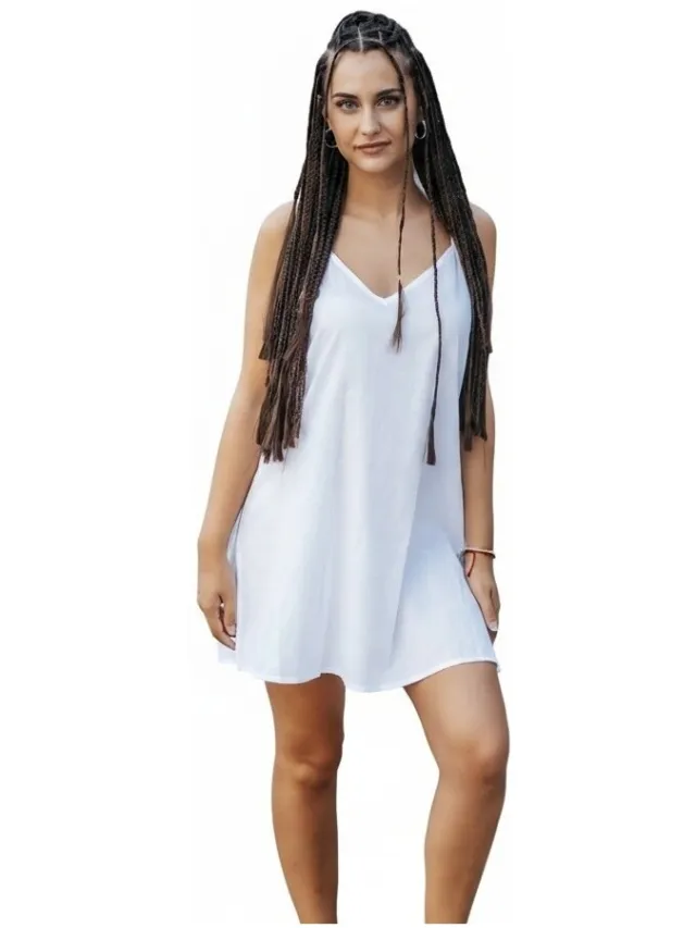 Isla Bonita By Sigris Korte Jurk Isla Bonita By Sigris Rok Wit