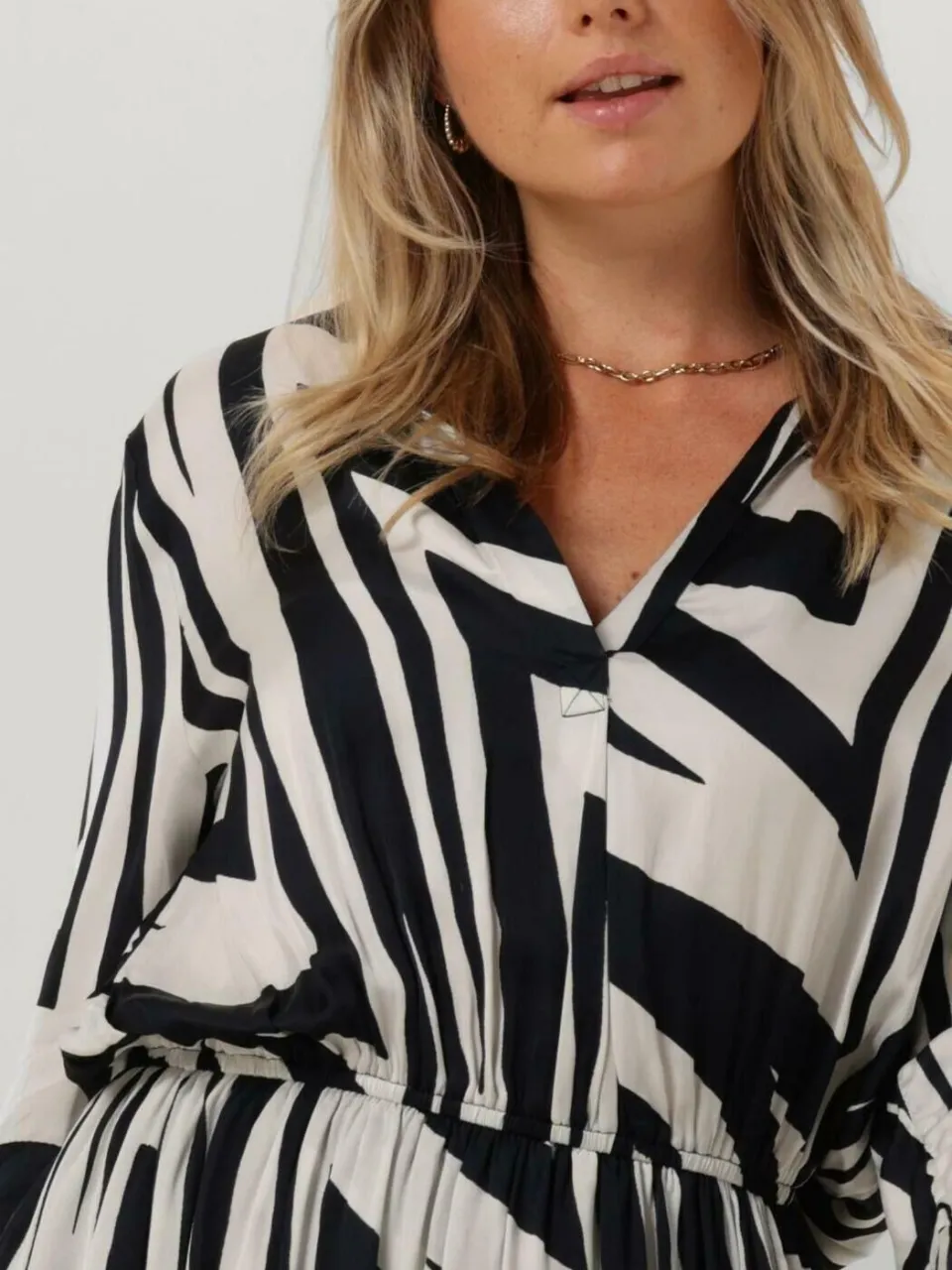 Est'seven Dames Jurken Est’journee Dress Bambu - Donkerblauw, foto 4