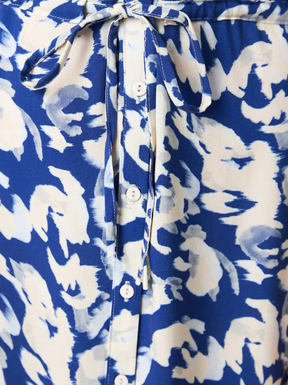 Miss Etam blousejurk met paisley print blauw, foto 4