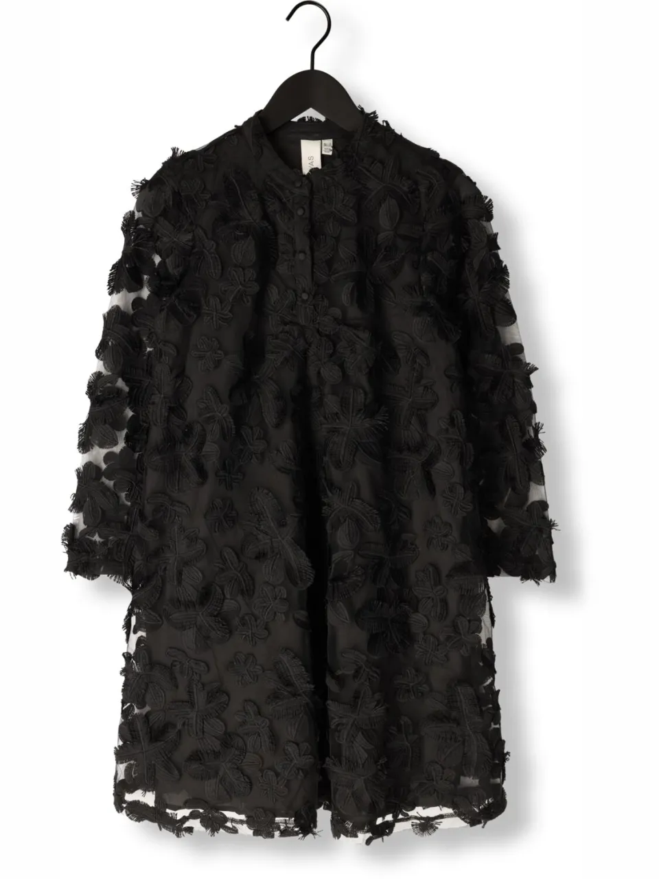 Y.A.S. YAS Dames Jurken Yaskarly 7/8 Short Dress - Zwart, foto 2