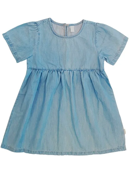 Maximo Kid's Mini Girl-Kleid Denim-Optik - Jurk, turkoois