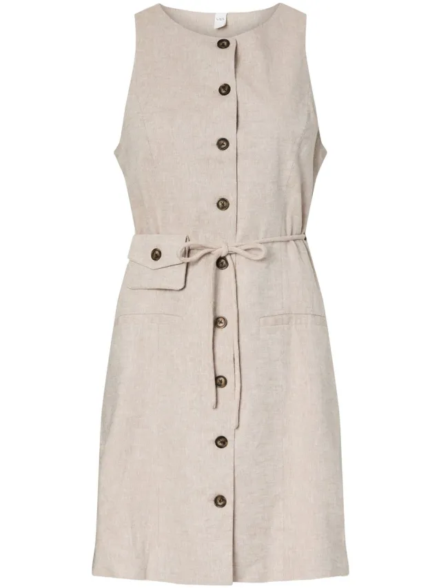 Yas midi-jurk White Pepper1