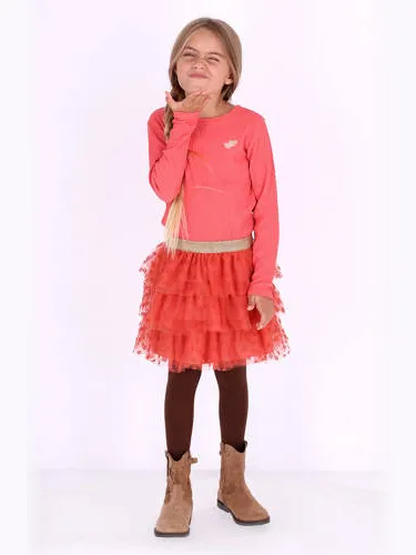 B.Nosy Dora jurk koraalroze oranje, foto 2