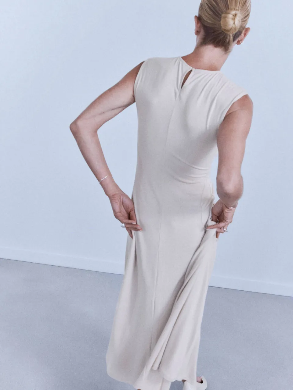 Mango midi jurk - beige, foto 7