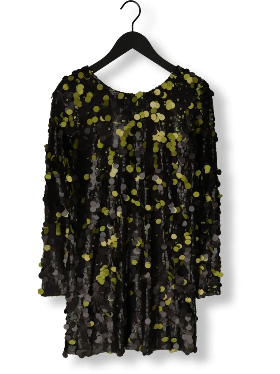 Colourful Rebel Dames Jurken Tini Sequins Straight Dress - Zwart, foto 2