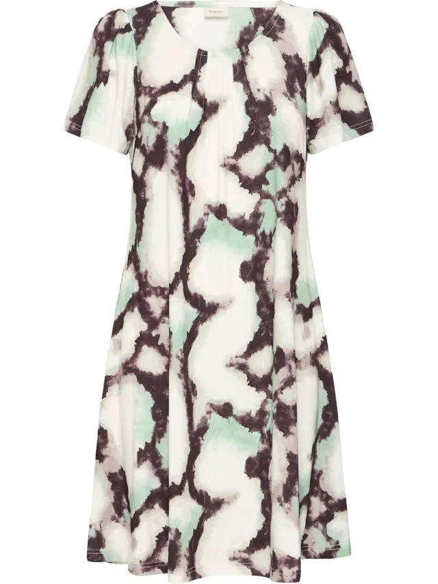 Fransa FRSEEN DR 1 - Dames - Mini jurken MARBLE CREME D. MENTHE