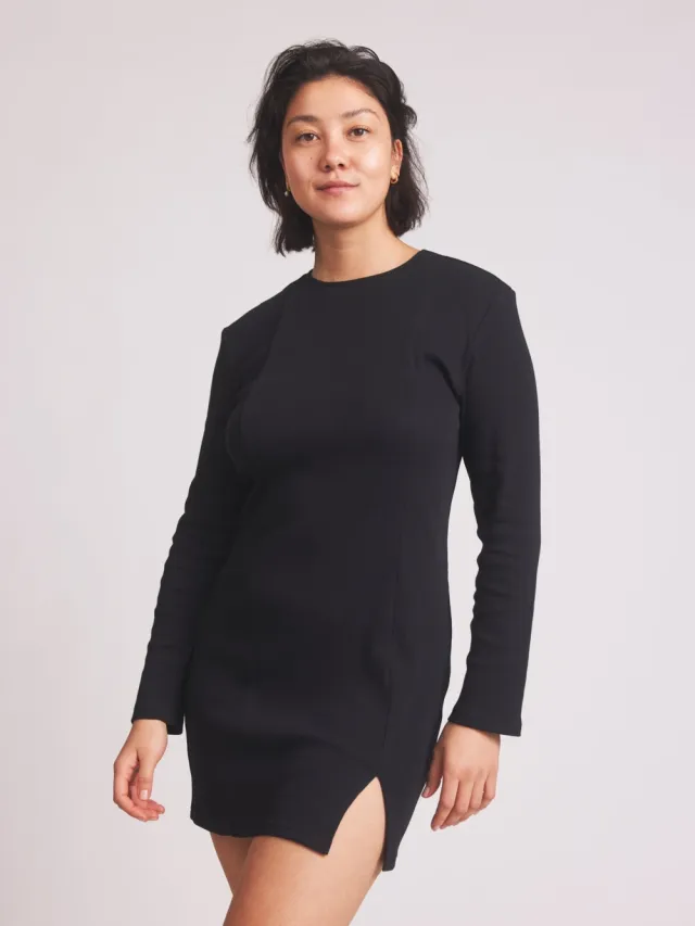 Baìge the Label dames vegan Jurk Brandi Zwart