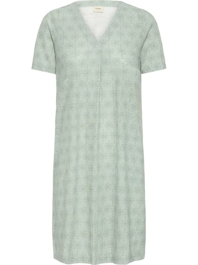 Fransa FRSANIA DR 1 - Dames - Mini jurken Iceberg Green Art
